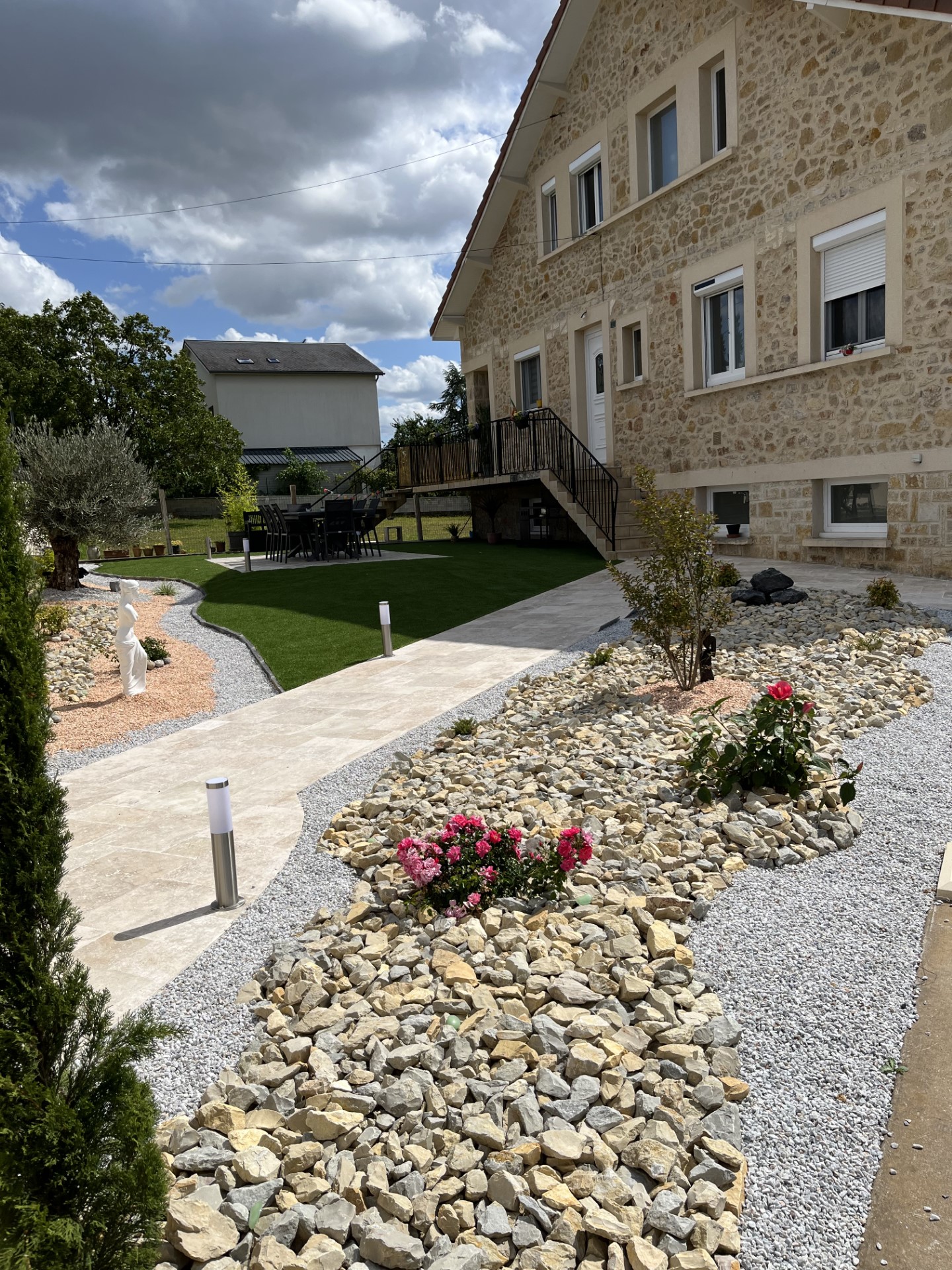 Aménagement d'une entrée après